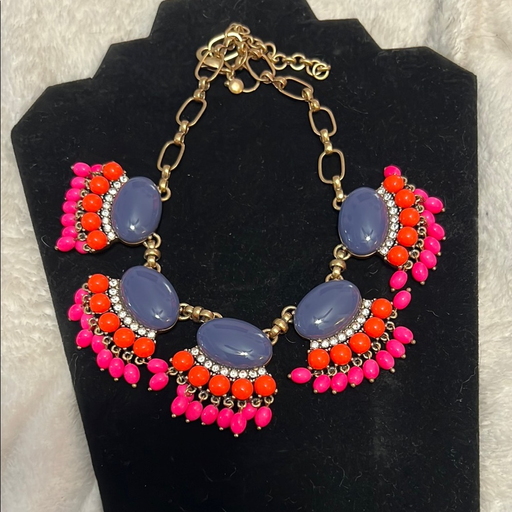 J CREW NEW Elegant Multicolor Statement Necklace
